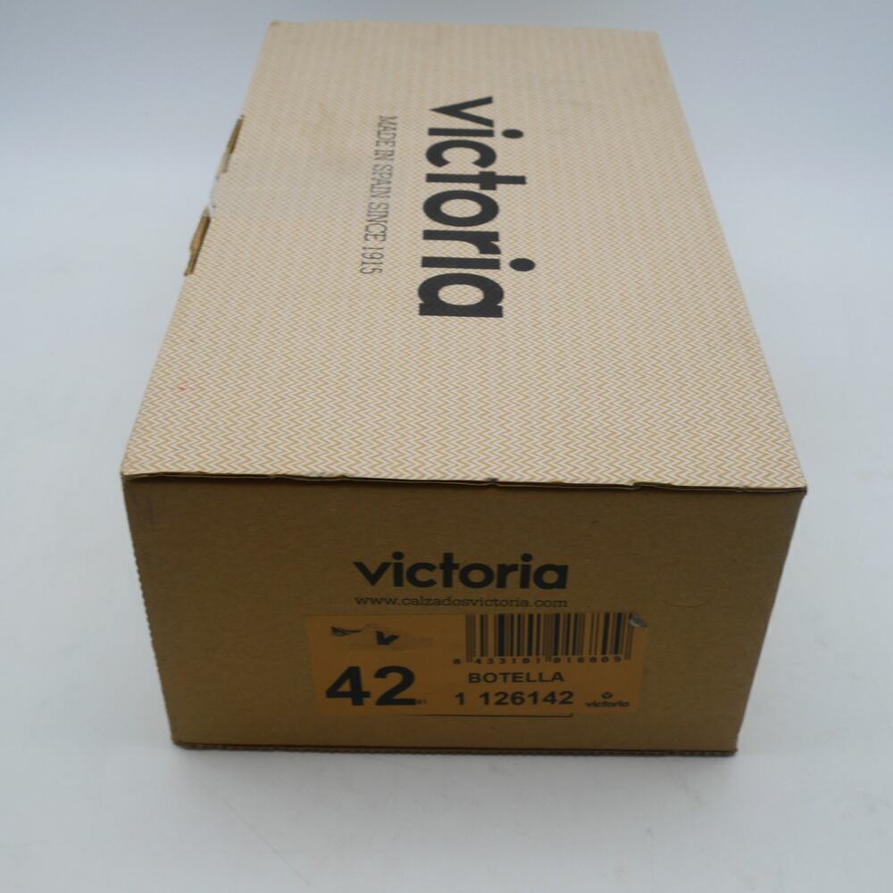 NEW Victoria Women's 10.5 Berlin Botella White Green Leather Shoes Size 42 - Picture 12 of 13